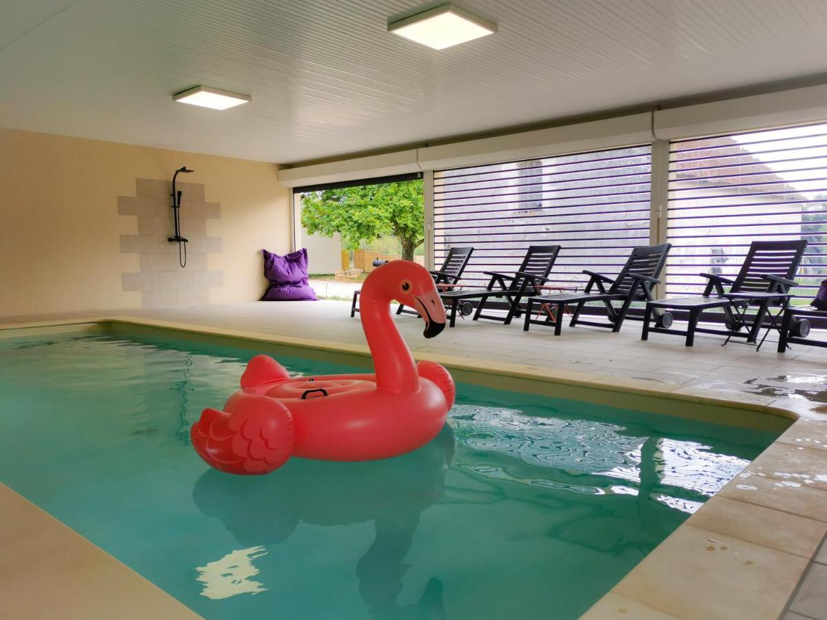 Bed and Breakfast Domaine Des Bois Argentes Saugirard Exterior foto